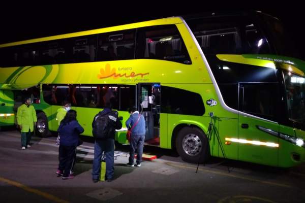 Pasajes de Bus Nocturno Puno a Cusco (Zona VIP - 1er Piso Asiento 160°)
